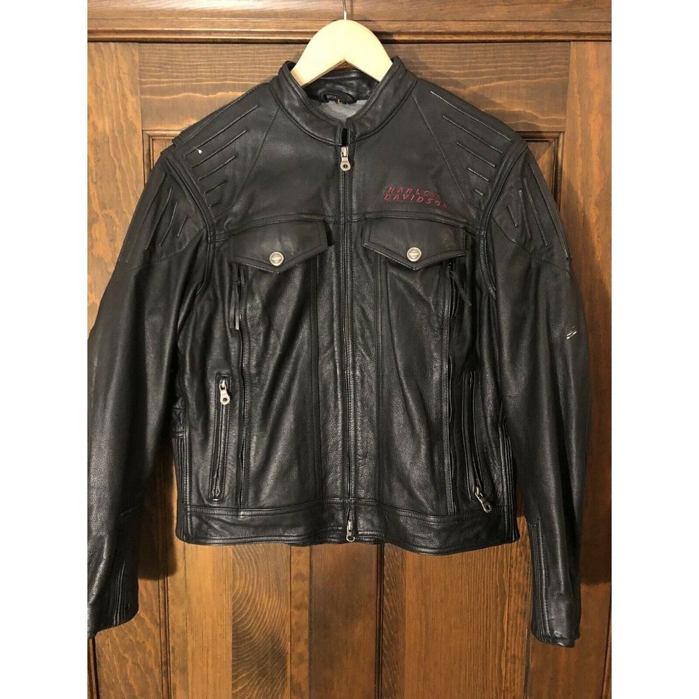 Harley Davidson Leather Jacket Womens Large